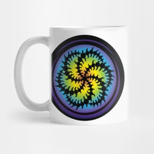 Double Six Sided Triskelion Crop Circle Mug